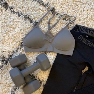 Workout bra S/M Gray